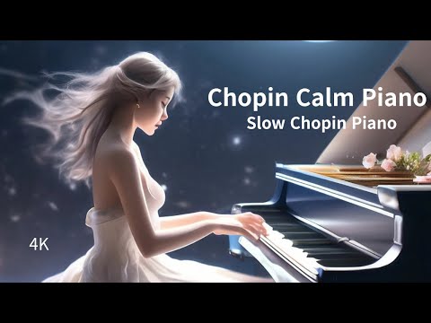 Chopin Calm Piano 🌙 | Slow Nocturnes for Deep Relaxation & Night Focus, Chopin Nocturnes at Night |