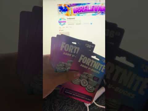 Fortnite free V-BUCKS gift card! #shorts #fortnite