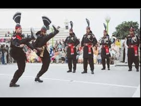 wagah border parade