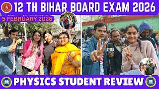 Bihar Board Intermediate Exam 2026 (5 Feb) 💥 Real Student Reaction | Paper Analysis