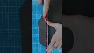 Cutting up leather for my next project! #leatherwork #diy #craftingtutorial #Cutting #handmade #edit