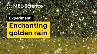 How to make golden crystals ("Golden rain" experiment)