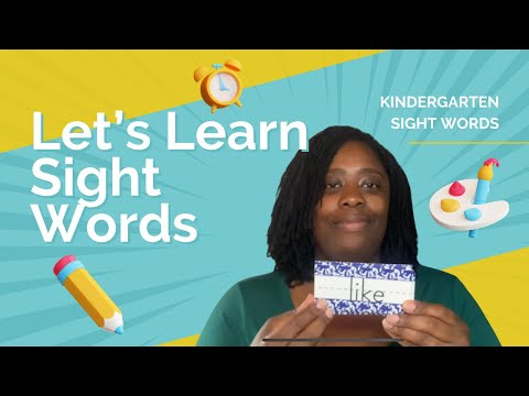 Kindergarten Sight Words | Learn the First Half with Ms. Demekia