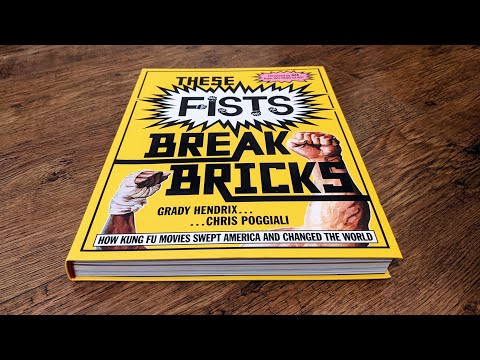 These Fists Break Bricks kung fu movie book from Mondo - a peak inside!