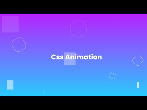 How to create Animated Background | CSS Animation