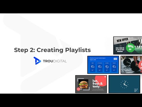 Step 2 - Creating Playlists