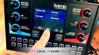 Livemix Personal Monitor System Features Demo