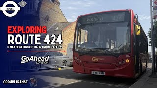 This Route could be London’s newest most USLESS Bus Route?! … Exploring Route 424!