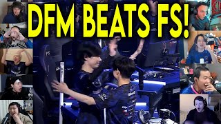 Valorant Streamers Reacts To DFM Beating FS After An Insane Match In VCT