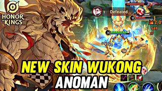 HOK : NEW SKIN WUKONG ANOMAN GAMEPLAY - HONOR OF KINGS