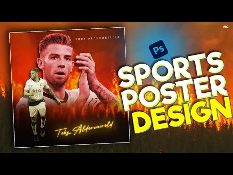 Creative Sports Poster Design In Photoshop | Editing Tutorials For Beginners | #photoshop #editing