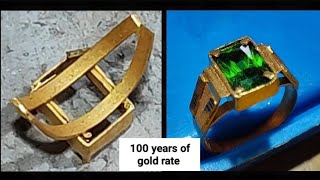 22k Gold Ring Making For Child with Emerald l  How Gold Ring is Made l 100 Years Of Gold Rate l