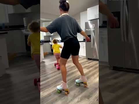 I’m very athletic. #kendalljenner #momanddaughtervlogs #girlmom #skating