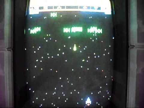 Astro Fighter Arcade Game (1980 Data East Corporation) in action