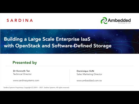 Webinar: Building a Large Scale Enterprise IaaS with OpenStack and Software-Defined Storage