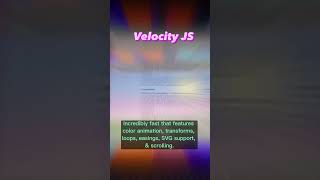 Mind Blowing JavaScript Animation libraries | #shorts #onlearner #javascript  #reels