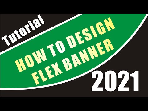 How to Design Flex Banner in Corel Draw 2021| Banner Design