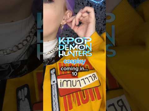 Rumi has arrived 💜 #kpopdemonhunters #kpopdemonhuntersrumi #cosplay