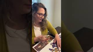 Obsessed with my new puzzle board! #puzzles #puzzlesolving #puzzleboards