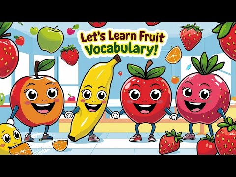 Top Fruits for Kids | Fun Fruit Names & Benefits | Kids educational learning | toddlers vocabulary 
