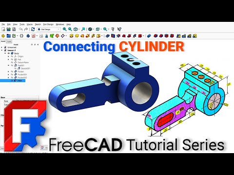 FreeCAD Beginner Tutorial Series 3 | Create a Complex 3D Model in 7 Easy Steps (Part Design Guide)
