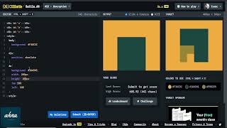 Learn css by practicing | css battle challenge #23 boxception