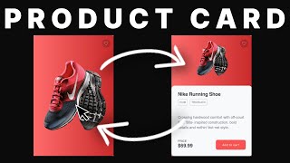 How to Create This Modern Nike Product Card with Just HTML & CSS – No JavaScript!