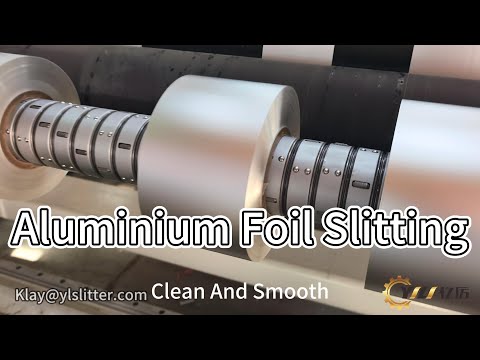 Aluminum Foil Slitter Rewinder Slitting Performance at High Speed