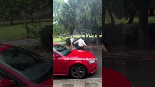 Uncle KOs Youngster In Suit With One Punch! 😲 #boxing #boxer #fighter #fight #knockout #ko #street