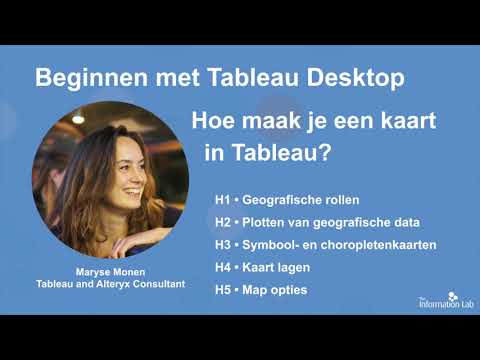 Hoe maak je een kaart Tableau Desktop