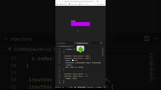 ✍️ Input Field Animation using HTML & CSS #webdevelopment #coding #htmlcss #shorts