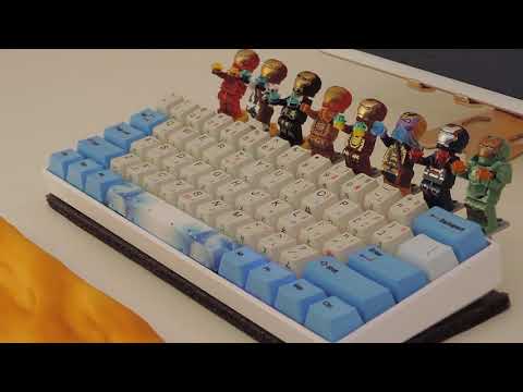 ANNE PRO 2 keyboard, lubed gateron brown switches typing sound