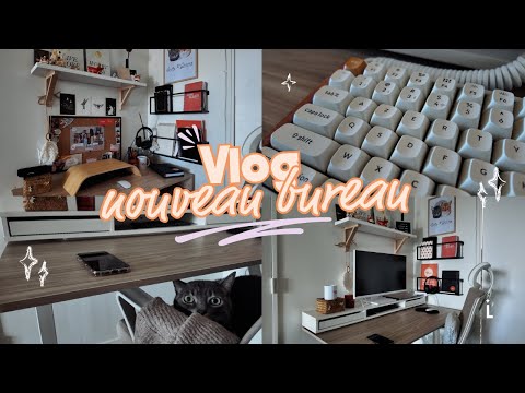 Mon NOUVEAU SETUP (un espace cool pour enfin bien travailler ✨)