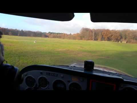 Cessna F172F aborted take-off (Startabbruch)