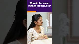 Python Interview Question | What is the use of Django Framework | #kiransir  #pythonclassesinpune