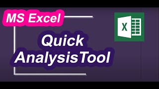 charts tables quick analysis tool in excel, sparklines, ms excel tutorial, shorts video, #shorts