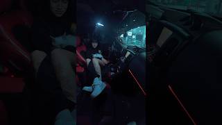 car rides with my cat🤍 #fyp #cargirl #carride #nightride