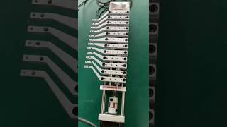Custom motorized variable pitch linear stage #linearmotion #linearguide #linearactuator #automation
