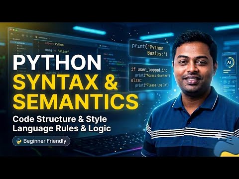 3-python basics syntax and semantics