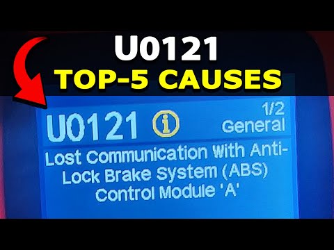How To Fix U0121 Trouble Code: Lost Communication with Anti-Lock Brake System (ABS) Control Module