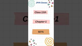 "Sets are the building blocks of math! " #class11 #Chapter1 #Sets #ncert #mathsolutions