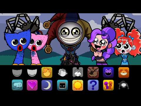 Poppy Playtime 5 x Sprunki Mod - Prototype VS Lily x Huggy Wuggy x Kissy Missy