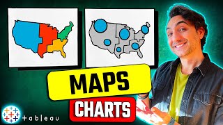 Tableau Charts: Maps | #Tableau Course #123