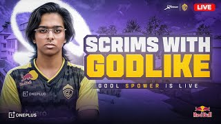 MVP IS LIVE 💛 WITH TEAM GODLIKE   | BGMI | SPOWER