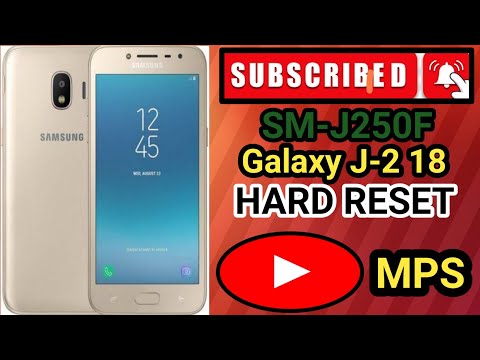 How To Samsung SM-J250f Hard Reset (J2-18)