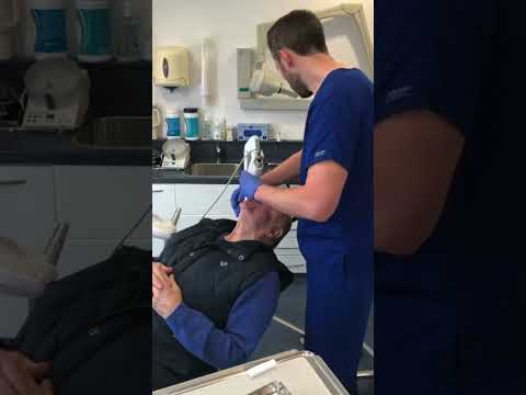 Watch how we scan for digital dentures #dentist #digitaldentures #missingteeth