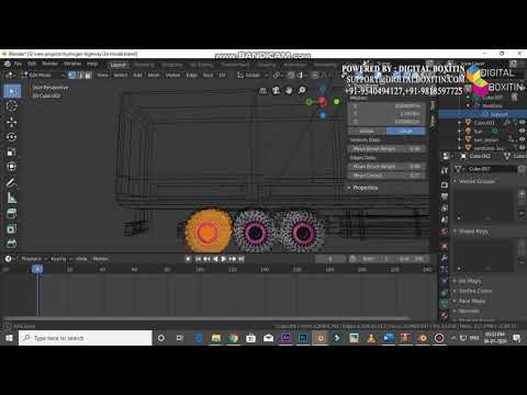 Digital Boxitin || How to separate objects from a single object in blender 2 81 || 3D modelling