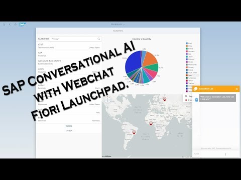SAP Conversational AI - Webchat - Fiori Launchpad