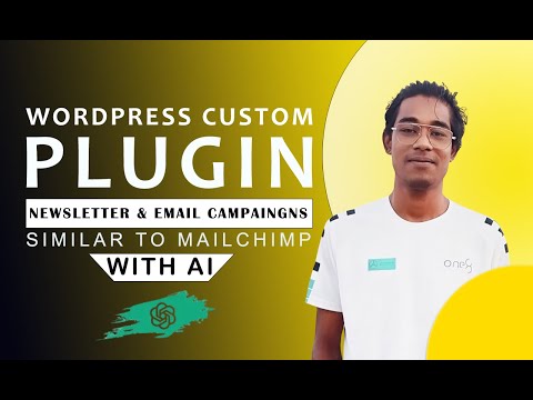 Build Your Own WordPress Custom Newsletter & Email Campaingns Plugin (Similar to Mailchimp) With AI