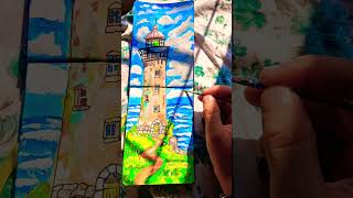 noone noticed #music #newmusic #art #painting #drawing #reels #instaartist #art #watercolor